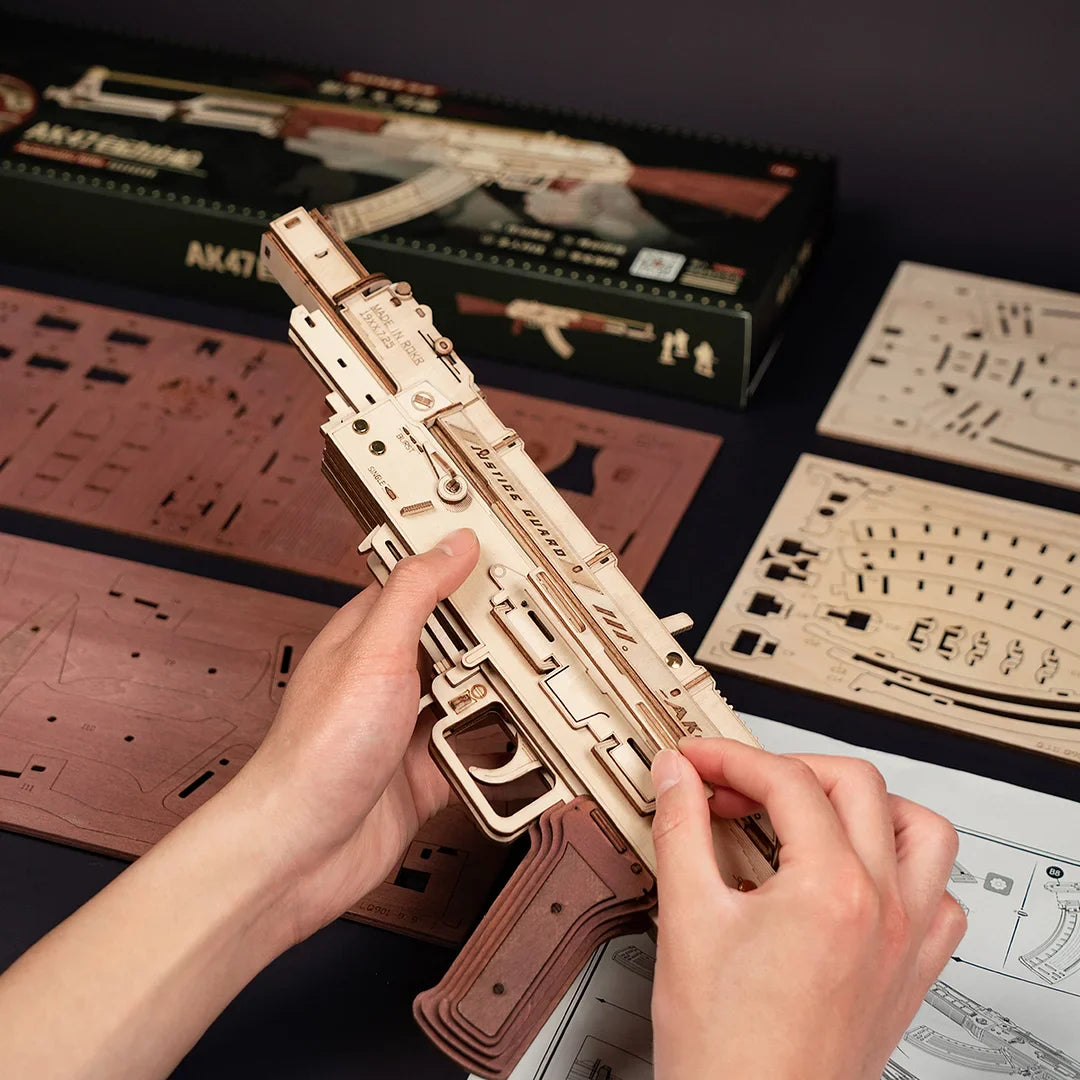 3D Puzzle - AK-47 Assault Rifle