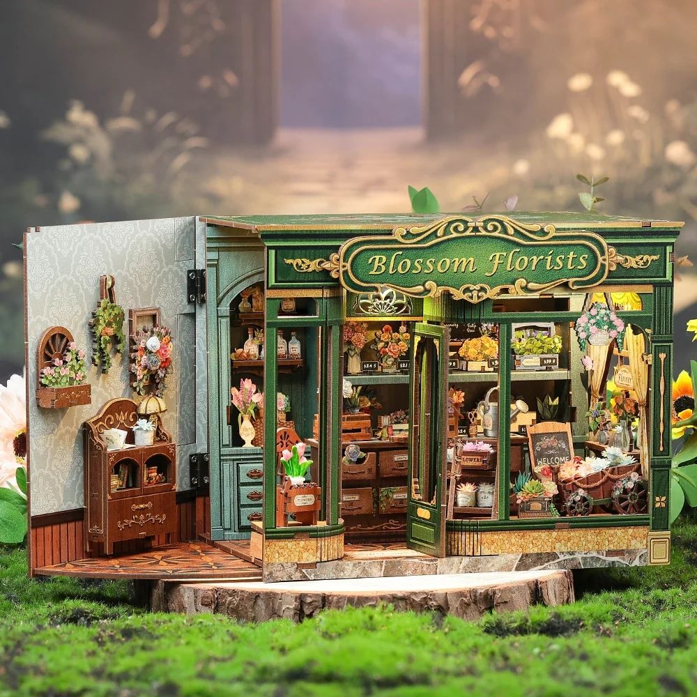Miniature House - Blossom Florists Figured'Art
