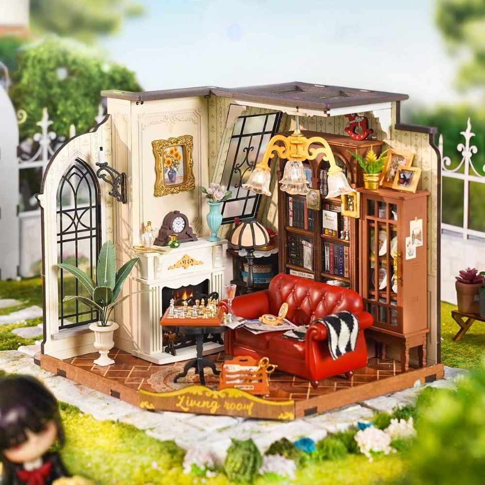 Miniature House - Catherine's Living Room Figured'Art