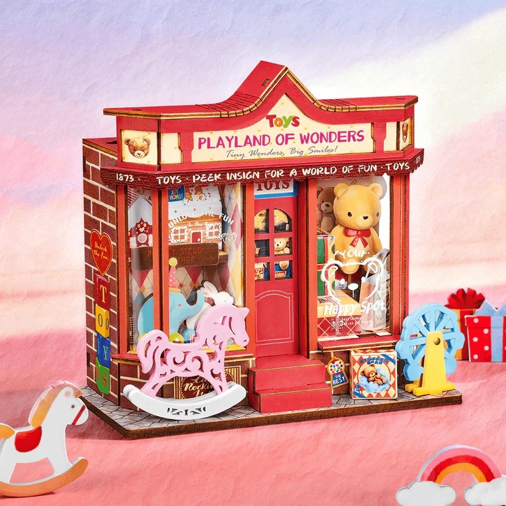 Miniature House - Whimsy Toy Shop Figured'Art