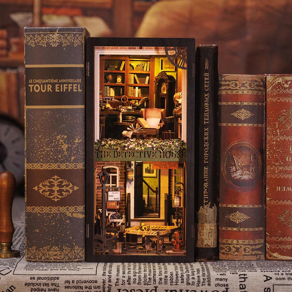 DIY Book Nook kit UK - Rose Detective Agency